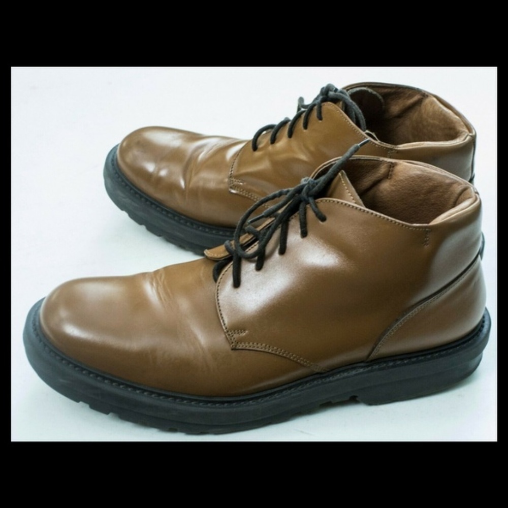 Bannana Republic Boots Men Leather Brown Sz 12 D M